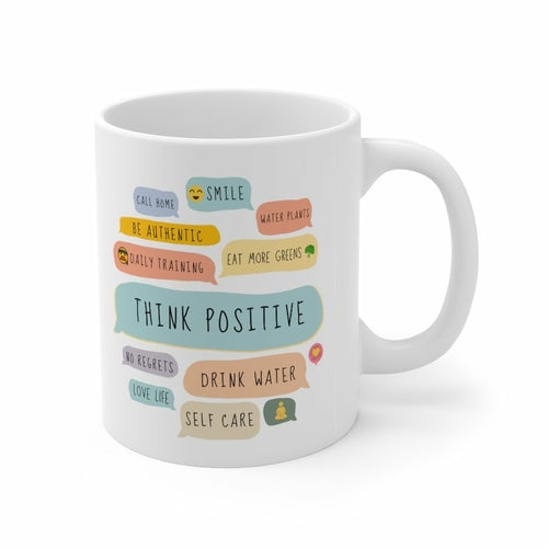 Monarchs- Think Positive Messages Mug