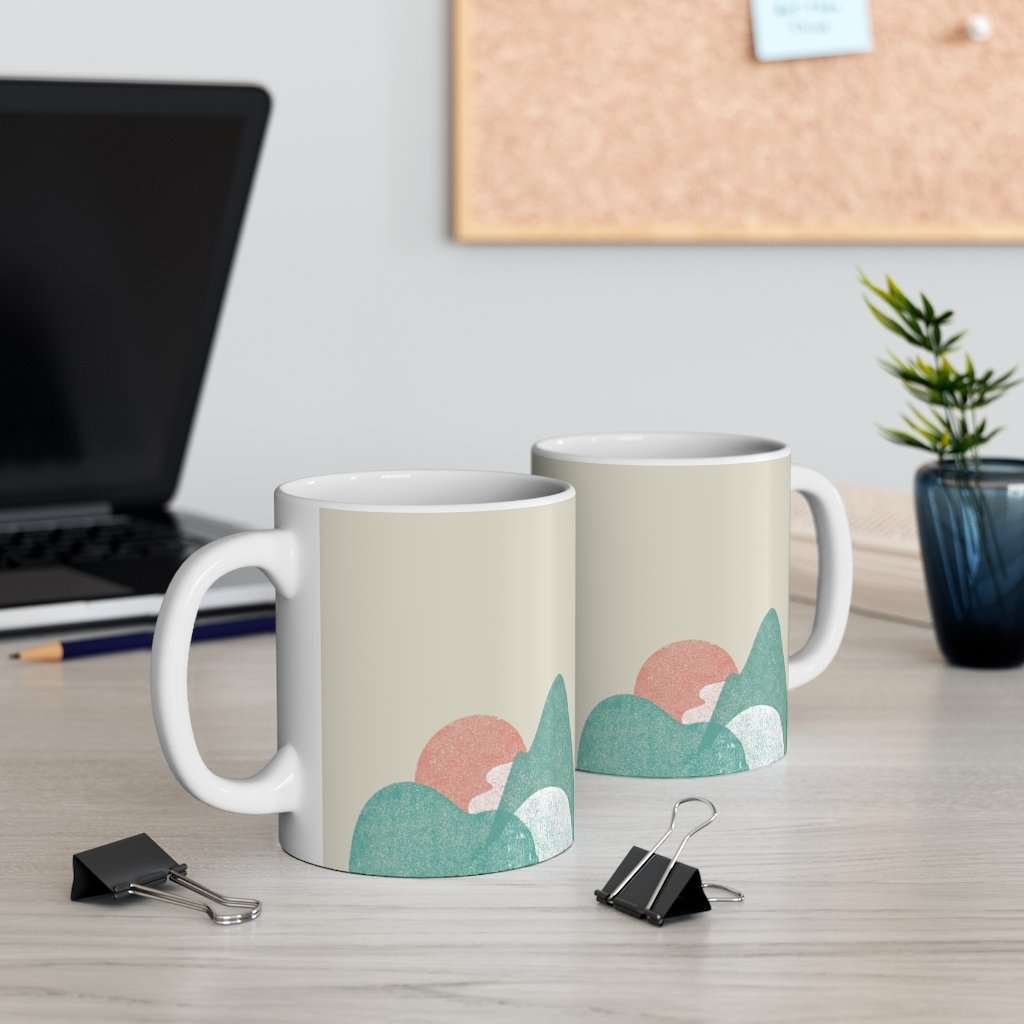 Monarchs- Abstract Landscape  Mug