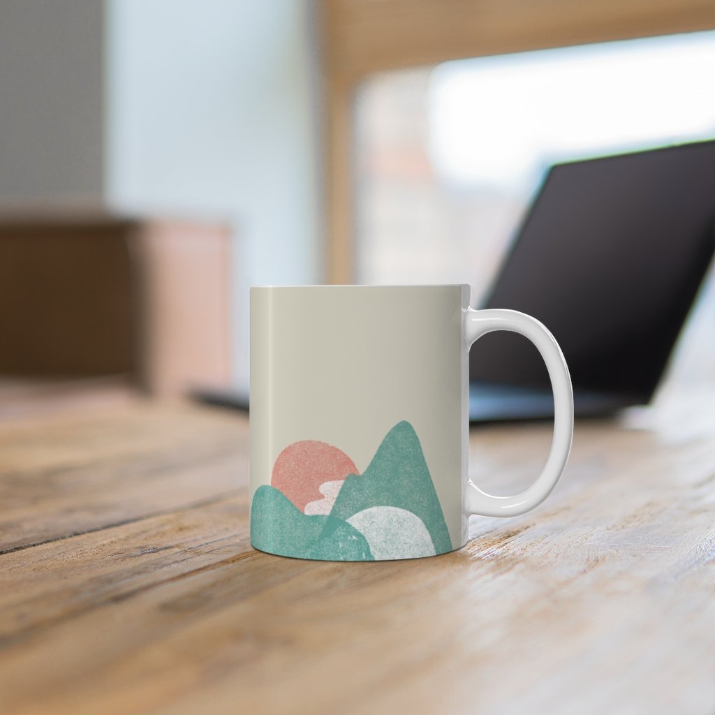 Monarchs- Abstract Landscape  Mug