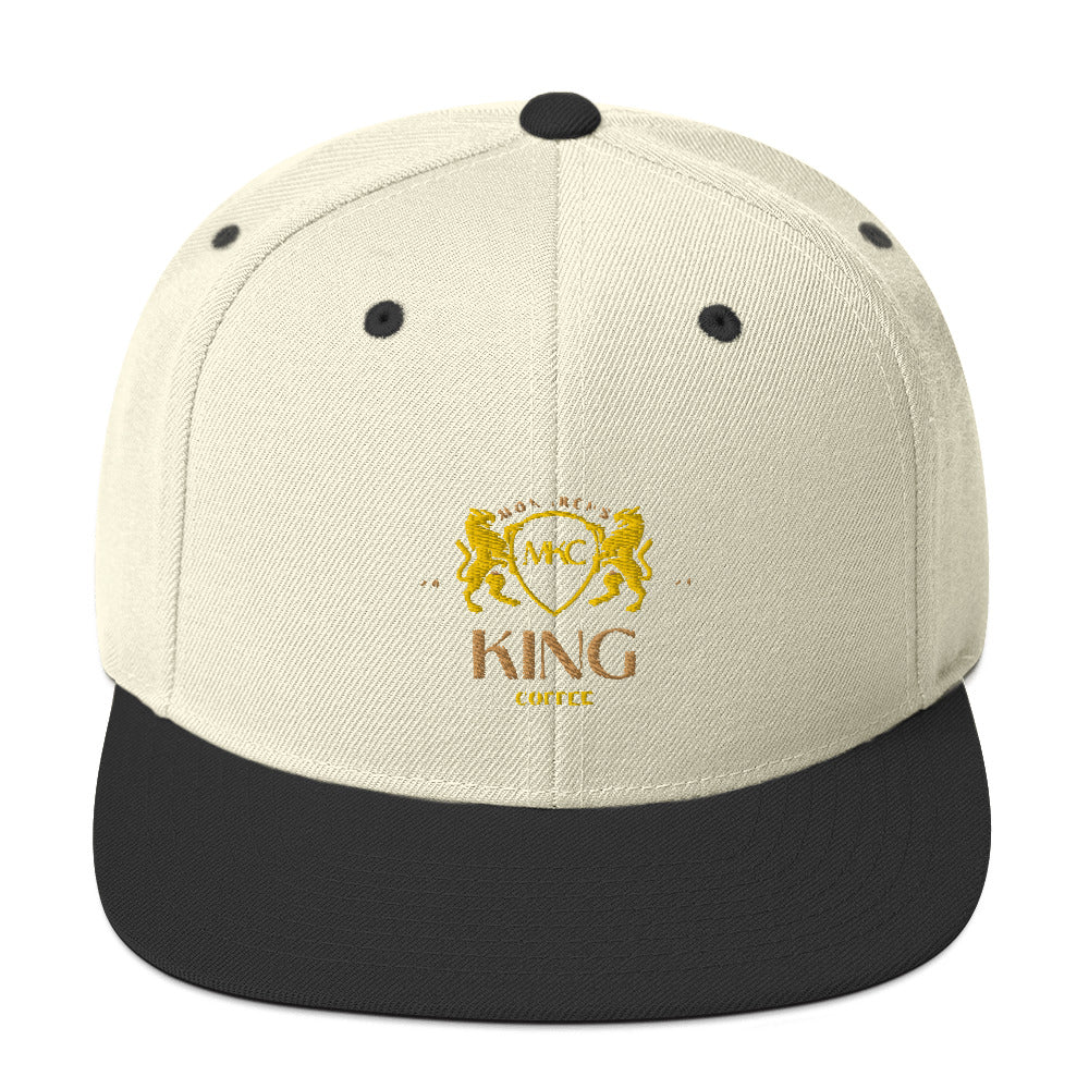 Monarchs King Coffee Snapback Hat