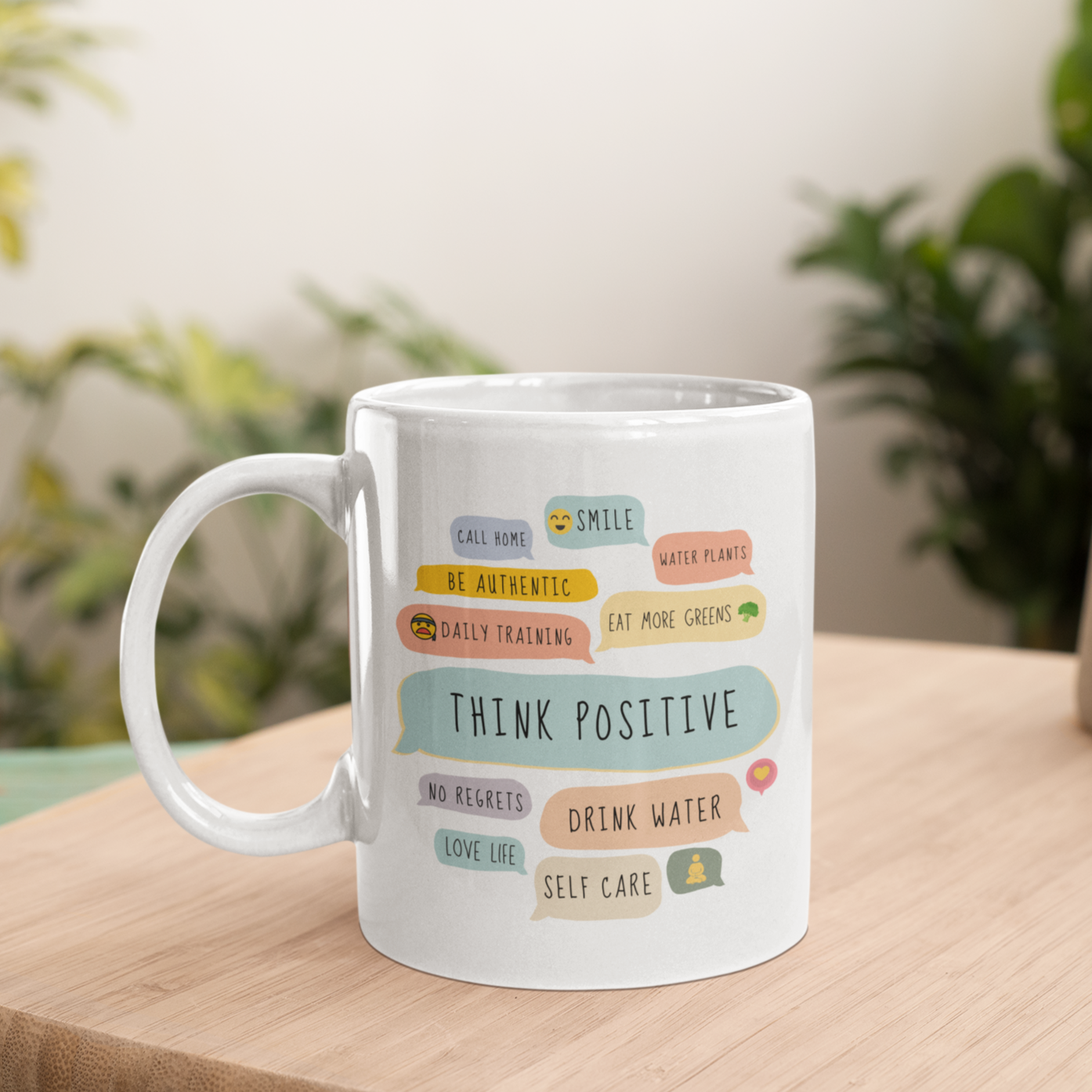 Monarchs- Think Positive Messages Mug