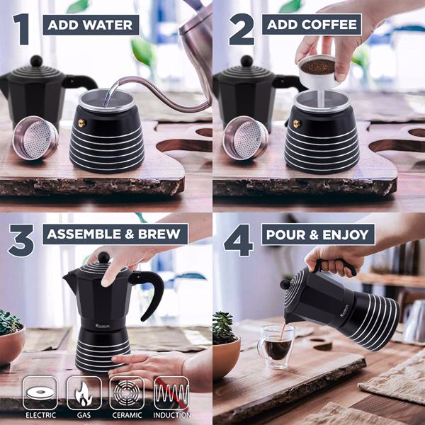 3 Cup Moka Pot