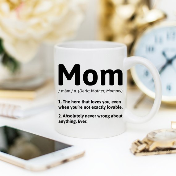 Monarchs- Mom Definition Mug