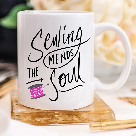 Monarchs- Sewing Mends The Soul Mug