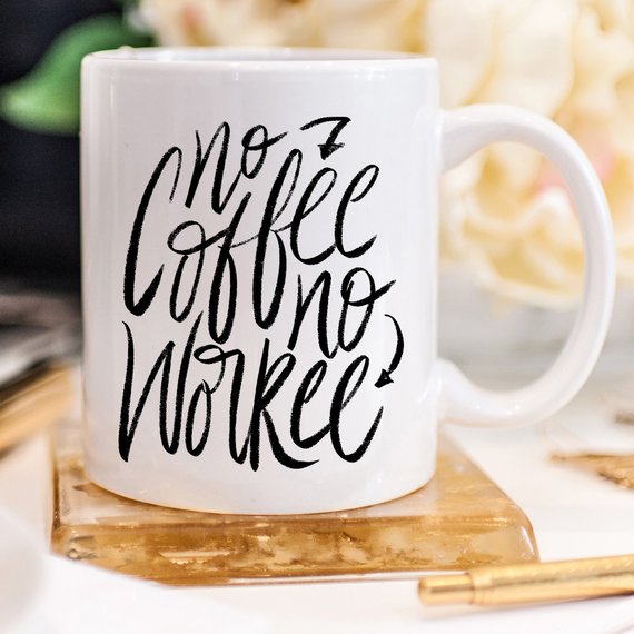 Monarchs- No Coffee No Workee Mug