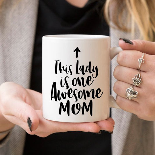 Monarchs-This Lady Is One Awesome Mom Mug