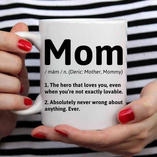 Monarchs- Mom Definition Mug