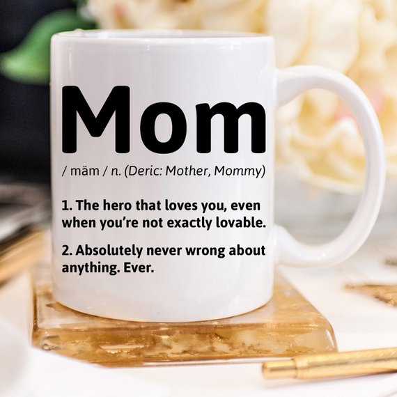 Monarchs- Mom Definition Mug