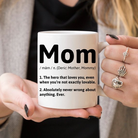 Monarchs- Mom Definition Mug