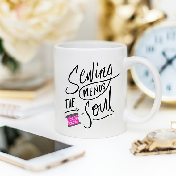 Monarchs- Sewing Mends The Soul Mug