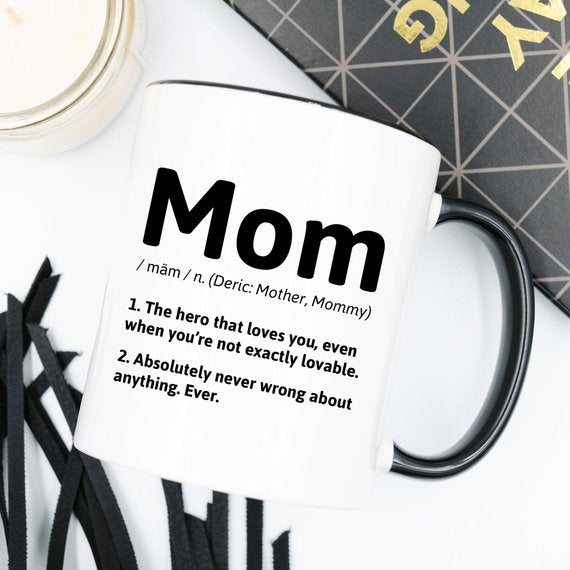 Monarchs- Mom Definition Mug