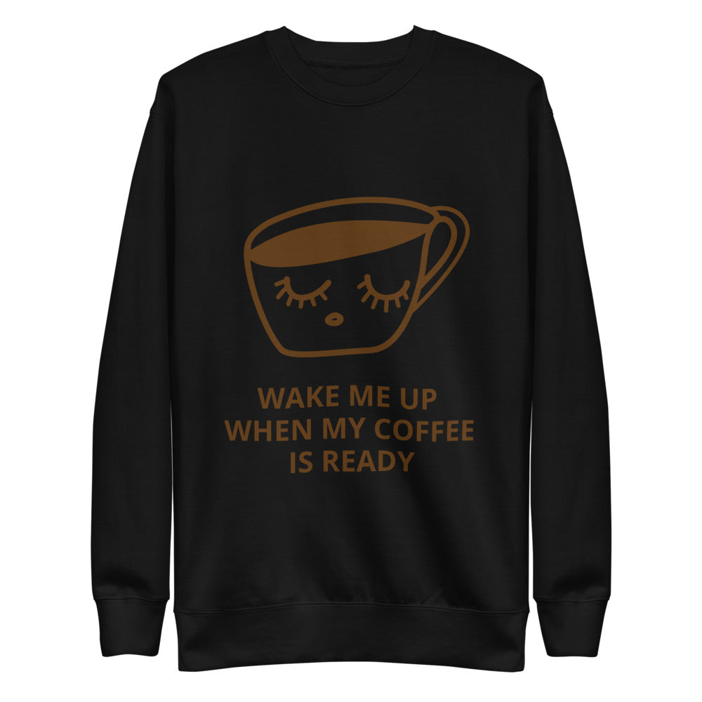 "Morning Coffee" Unisex Fleece Pullover