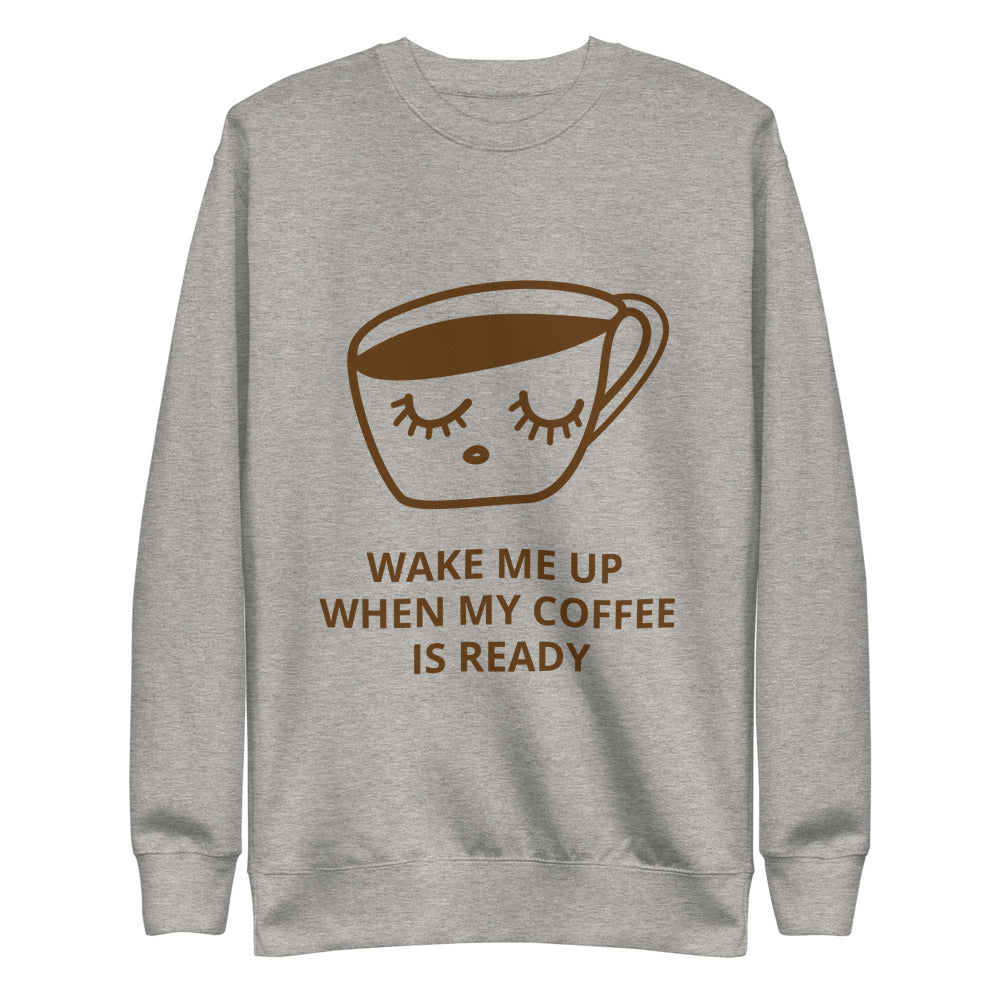 "Morning Coffee" Unisex Fleece Pullover