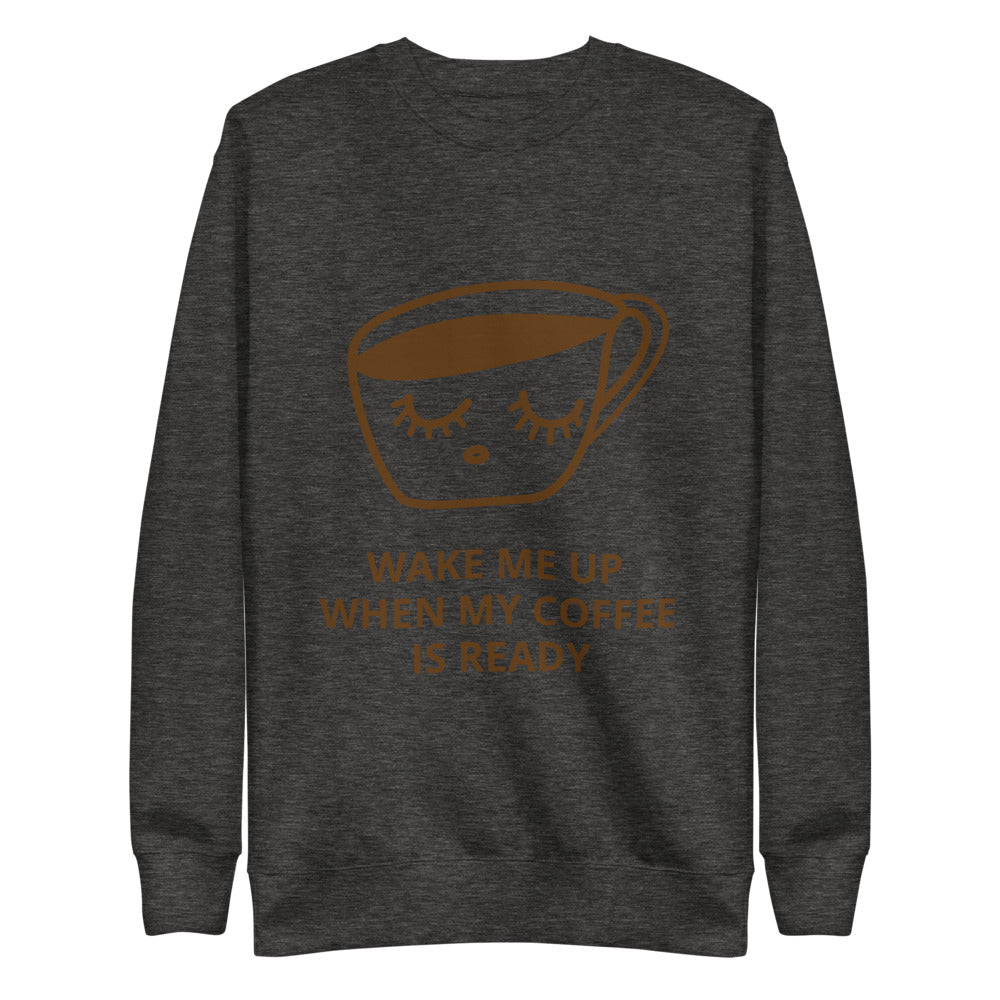 "Morning Coffee" Unisex Fleece Pullover