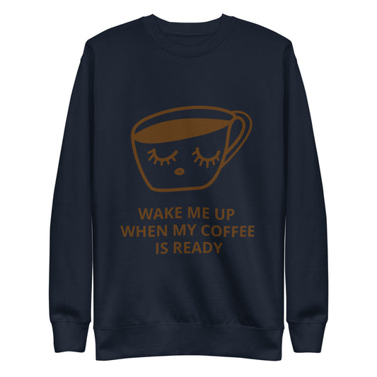 "Morning Coffee" Unisex Fleece Pullover