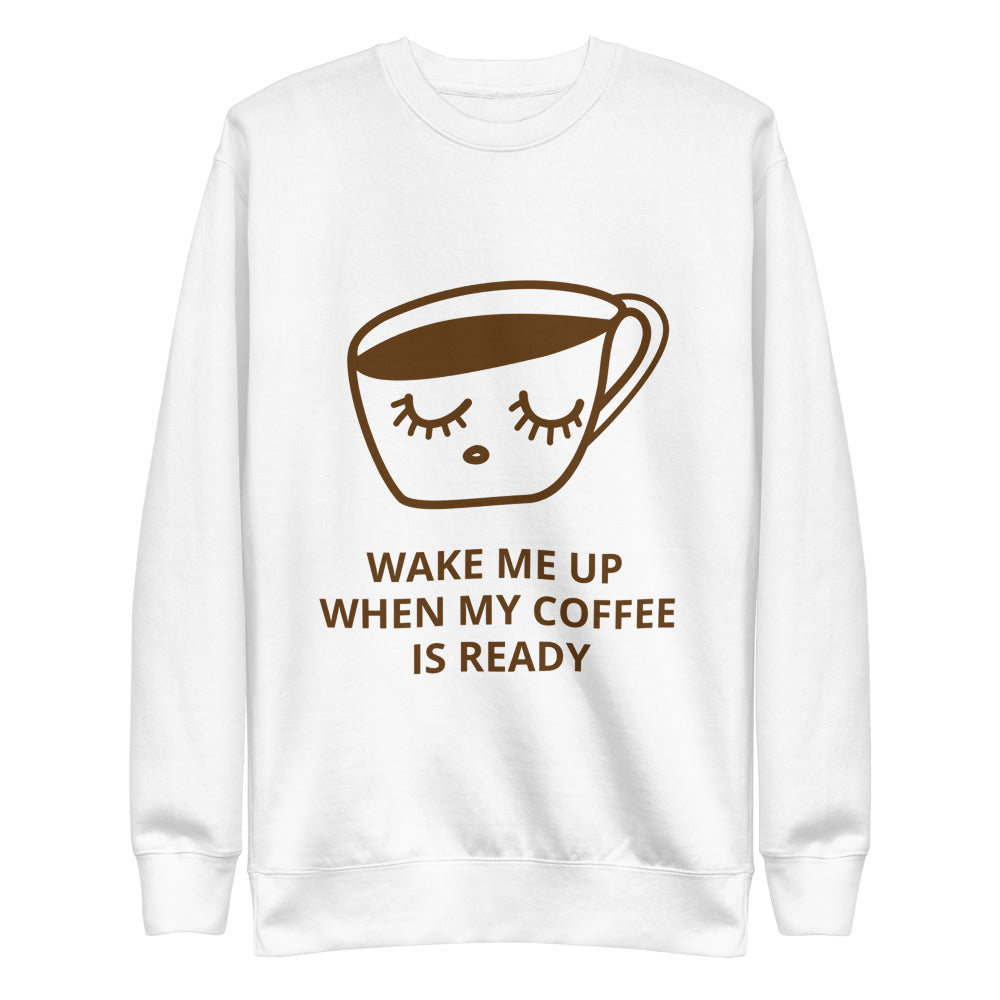 "Morning Coffee" Unisex Fleece Pullover