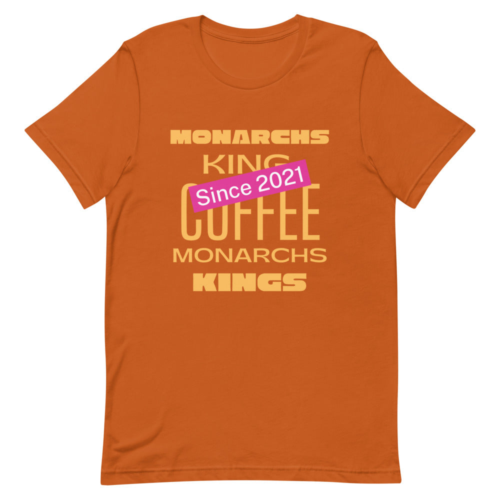 Monarchs King Coffee Short-Sleeve Unisex T-Shirt