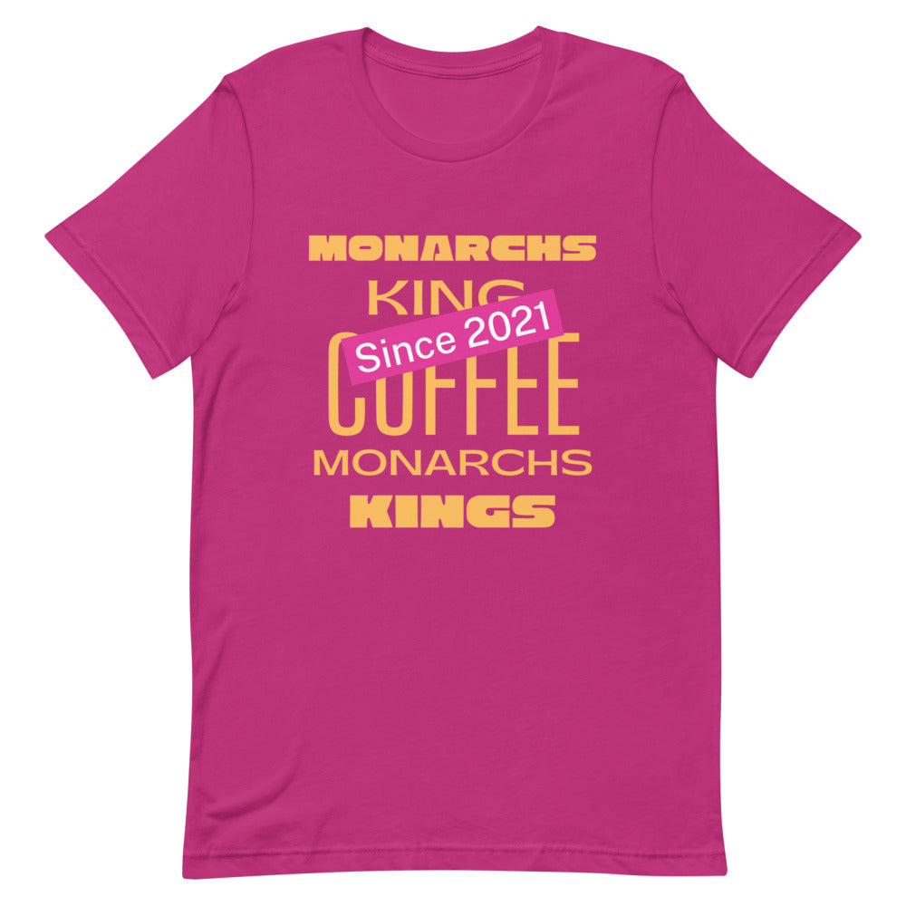 Monarchs King Coffee Short-Sleeve Unisex T-Shirt