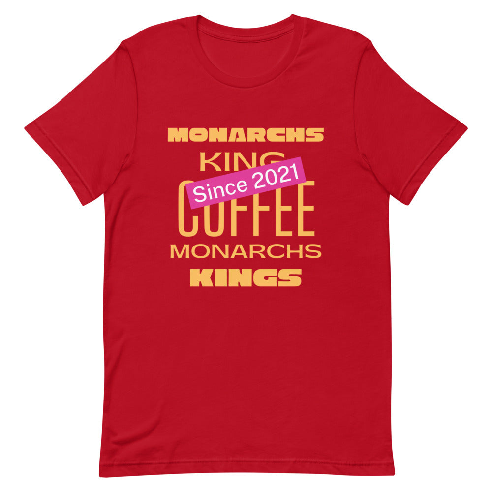 Monarchs King Coffee Short-Sleeve Unisex T-Shirt